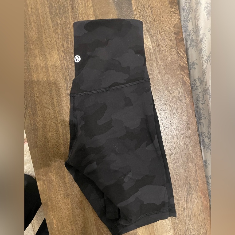 lululemon athletica Black Camo align Shorts